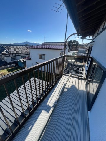 宮古市日の出町のバルコニー