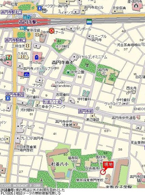 【地図】 | ルーブル高円寺