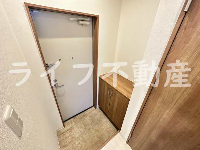 ソラーナ弥刀の玄関|シンプルで使いやすい玄関です