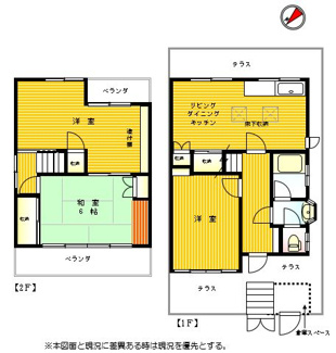 【間取り】 | 長田区上池田貸家