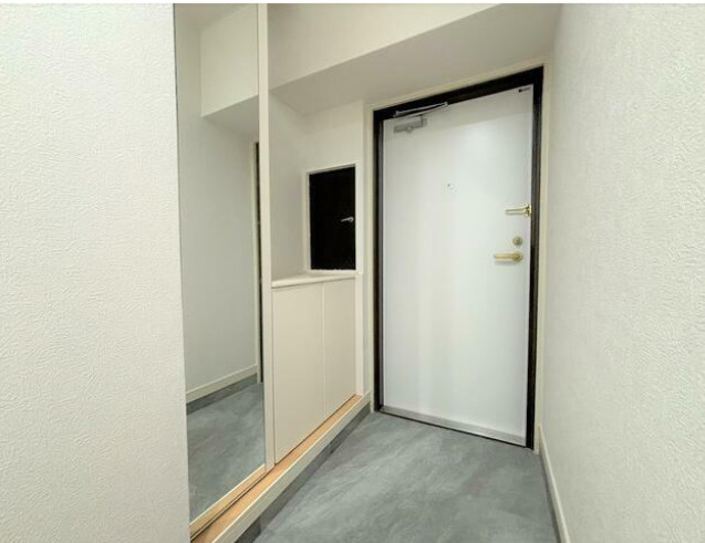 ライオンズマンション高宮第６の玄関