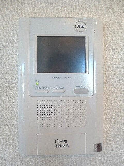 ParkAxis上野の設備|パークアクシス上野のモニター付きインターホンセキュリティです