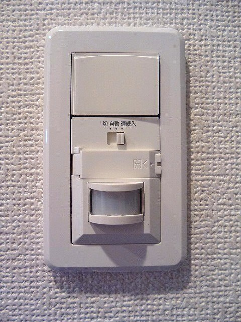 ParkAxis上野の設備|パークアクシス上野の人感センサー玄関ライトです
