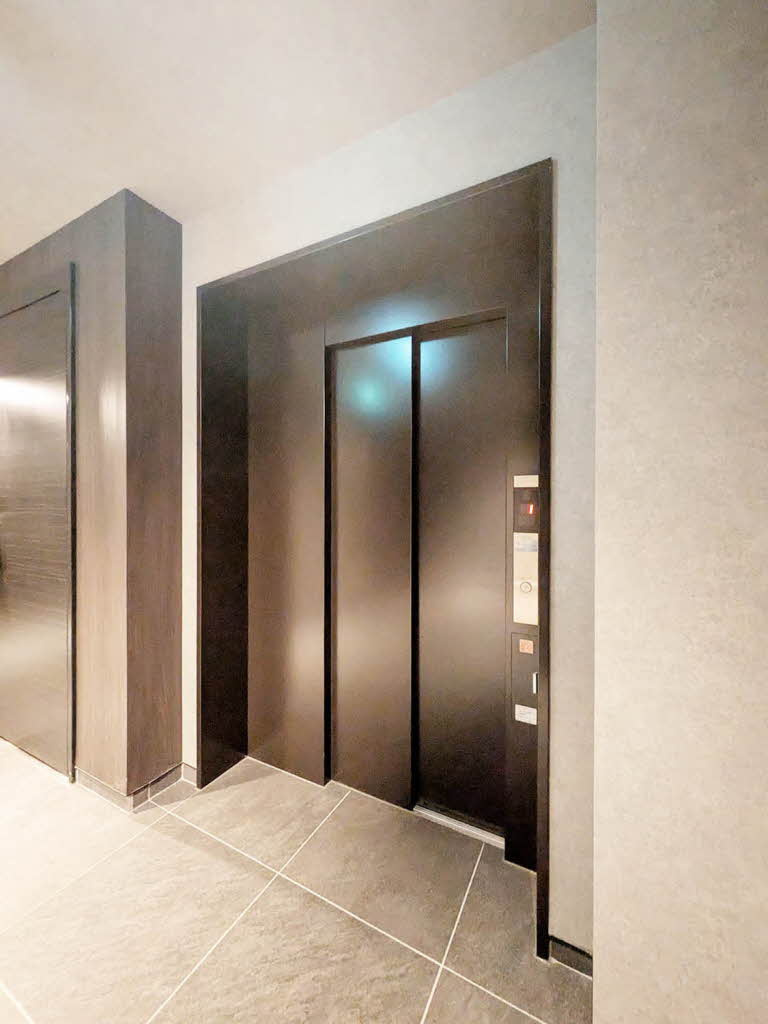 熊本市中央区本荘５丁目の賃貸マンションのエントランス