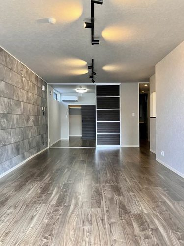 熊本市中央区本荘５丁目の賃貸マンションの居間・リビング