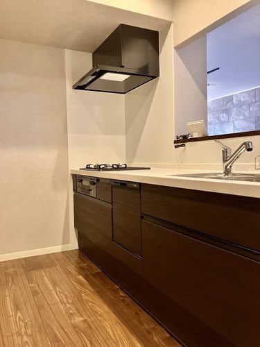 熊本市中央区本荘５丁目の賃貸マンションのキッチン