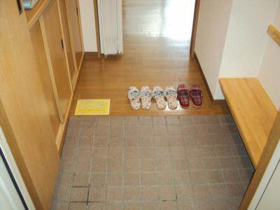 ドミール東山の玄関