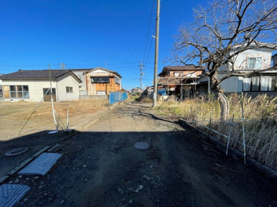 【前面道路含む現地写真】 | 【売地】由利本荘二番堰