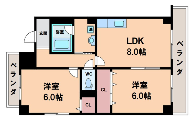 【間取り】 | ヴォーヌング堂ヶ芝