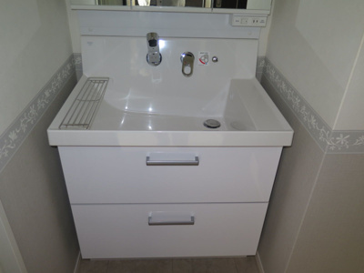 【洗面所】 | レシェンテ・ヴィラ東比恵 | 別号室の写真になります。現況優先。