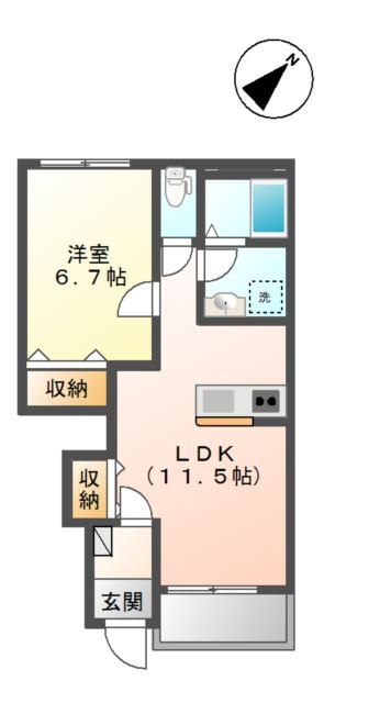 サニースペースの間取り