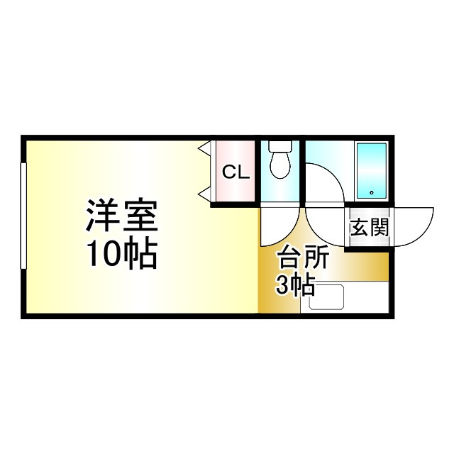 シティハイムメモリアルⅠの間取り