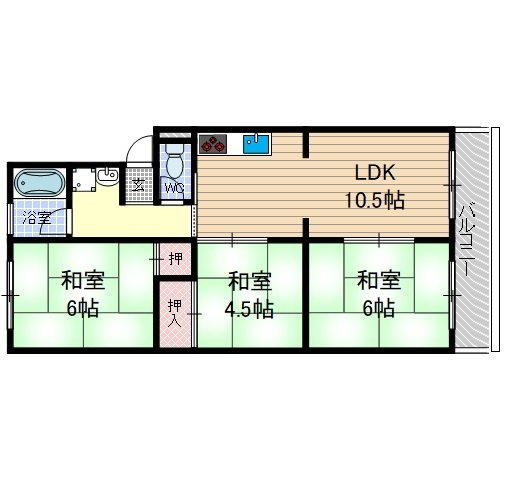 【間取り】 | 浪速コーポ