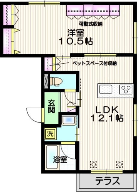 Ｂｅｌｌｅ　Ｃｌａｉｒｅの間取り