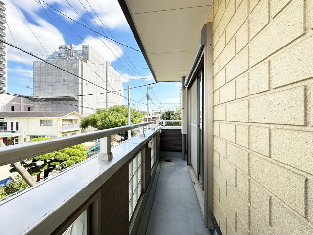 リバーサイド唐人のバルコニー