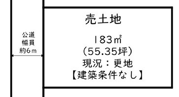 明石市大久保町谷八木　土地の土地図|●年中無休：当日予約可●整形地の為、ご希望建築プランの間取りが入りやすいです。