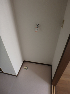 室内洗濯機置き場♪