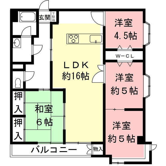 メゾン河村の間取り