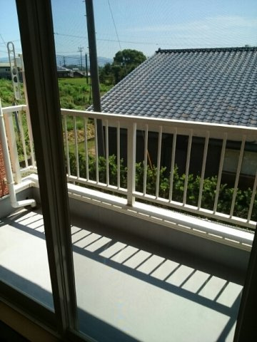 ウランタン壱番館のバルコニー|落ち着いた時間を過ごせるバルコニーです