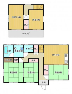 【間取り】 | 加藤住宅/旭台