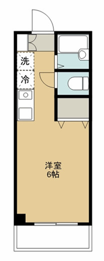 ☆１R間取り図☆