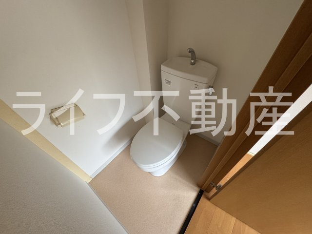 稲田シャトークワジマのトイレ|清潔感のあるトイレです