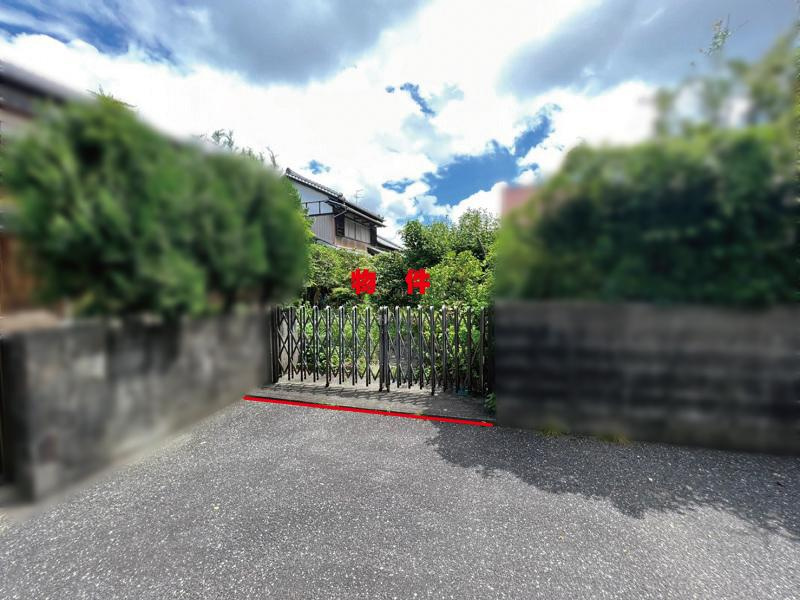 神田　建築条件なし　売土地の前面道路含む現地写真