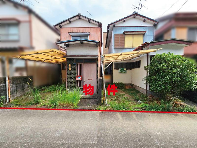 八反町　建築条件なし　売土地の土地図