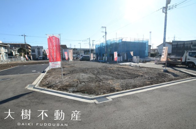 【前面道路含む現地写真】 | 海老名市杉久保南3丁目　売地　全３区画【仲介手数料無料】
