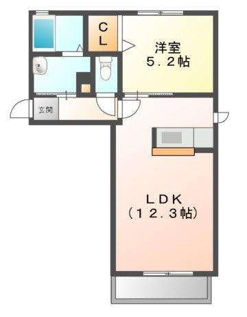 アンシャンテくろだの間取り