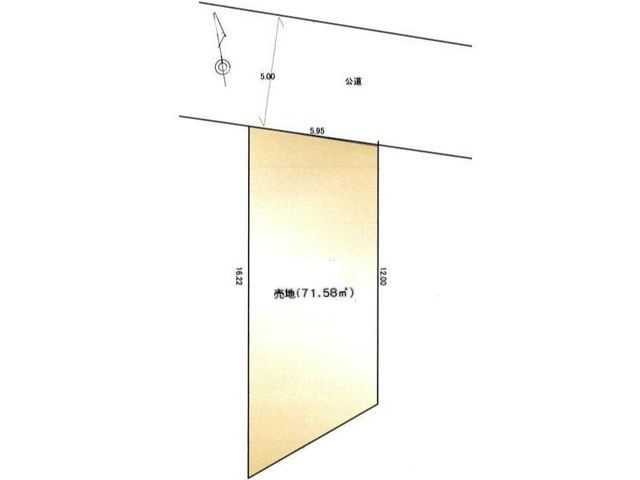 【土地図】 | 山科区東野狐藪町　売地（建築条件付き）