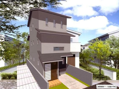 【完成予想図】 | 山科区東野狐藪町　売地（建築条件付き）