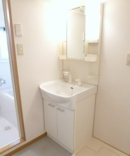 久留米市宮ノ陣４丁目の賃貸マンションの洗面所|洗面所です