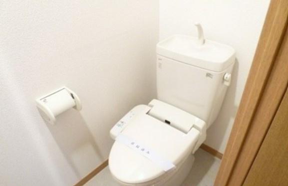 久留米市宮ノ陣４丁目の賃貸マンションのトイレ|トイレもきれいです