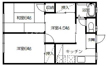 あやめ荘の間取り