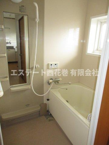 あやめ荘の浴室|追焚風呂