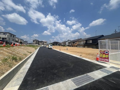 【前面道路含む現地写真】 | 大和郡山市矢田町　全17区画