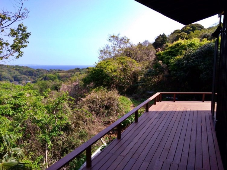 オーシャンビュー！高台の閑静な住宅地にある相模湾が一望できる住宅の展望