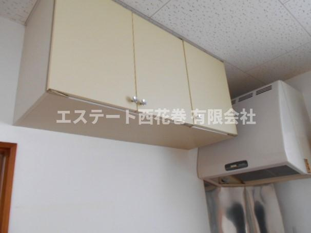 グレイス桜台のキッチン|吊戸棚もあります