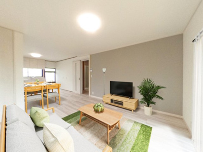 【居間・リビング】 | 鳥取市美萩野３丁目中古戸建て