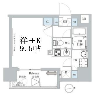 ディームズ蔵前の間取り