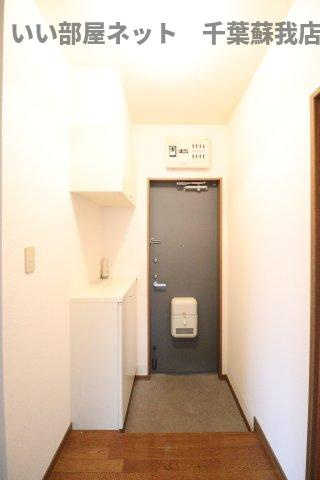 コンフォールＡの玄関|ゆったりとした玄関です