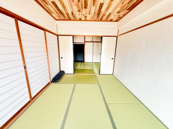 マンション祇園の和室|続き間の和室6.0帖、4.5帖