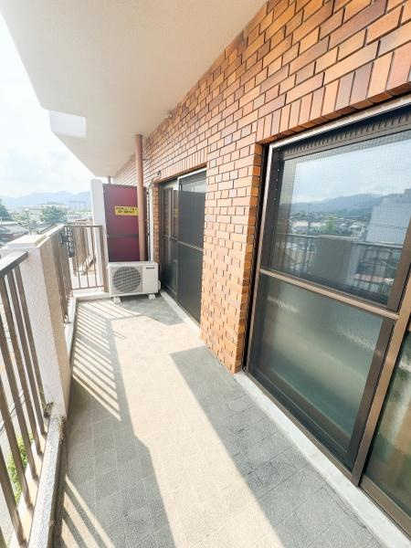マンション祇園のバルコニー|日当りの良いバルコニー