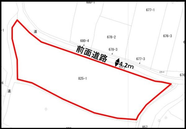 馬場　土地の土地図|※図面と現況が異なる場合は、現況を優先。