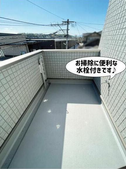 大分市明磧町１丁目の中古一戸建のバルコニー