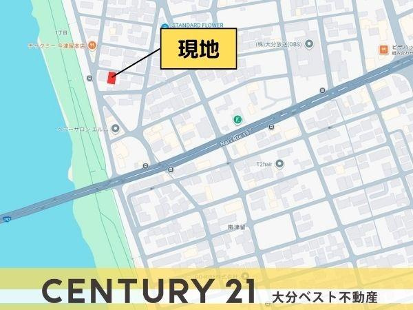 今津留　土地の土地図|※図面と現況が異なる場合は、現況を優先。