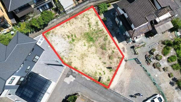 挾間町　土地②の前面道路含む現地写真|現地写真（2025年9月撮影）