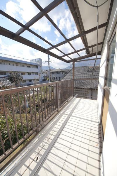 別府市新別府　中古戸建てのバルコニー|日当たりの良い南面バルコニー
