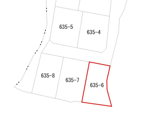 敷戸北町土地の土地図|※図面と現況が異なる場合は現況を優先させていただきます。
